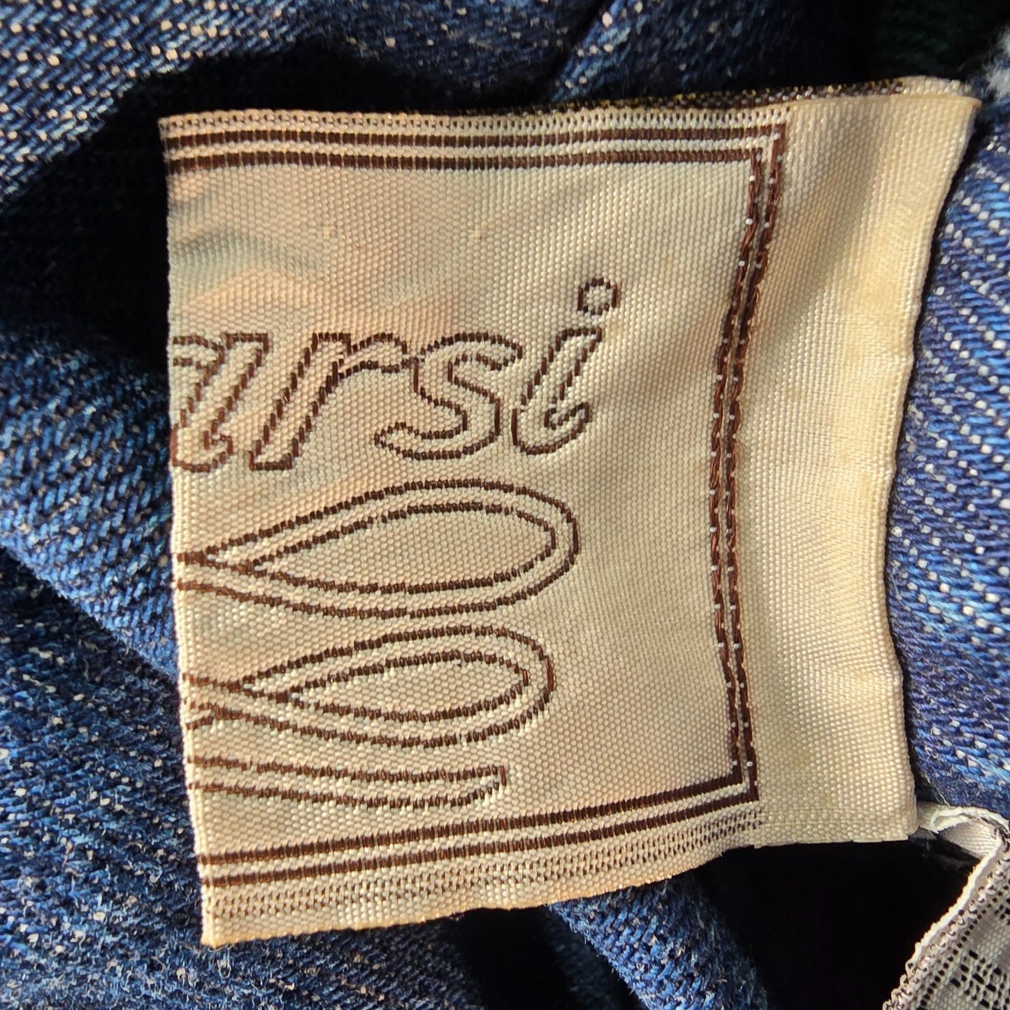 Vintage 1980s Learsi Women's Batwing/Dolman Sleeve Reversible Denim Jacket (M)