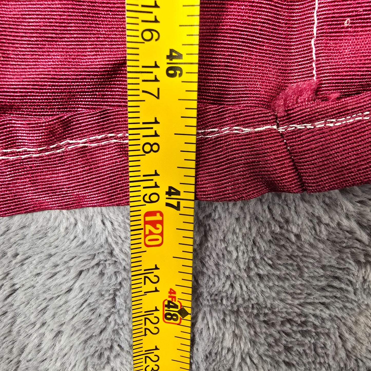 Vintage 1960s Handmade Cranberry Full-Length Moire Faille Cloak (One Size)