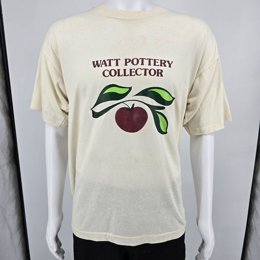 Vintage 1990s Fruit of the Loom Best Watt Pottery Collector T-Shirt (XL)