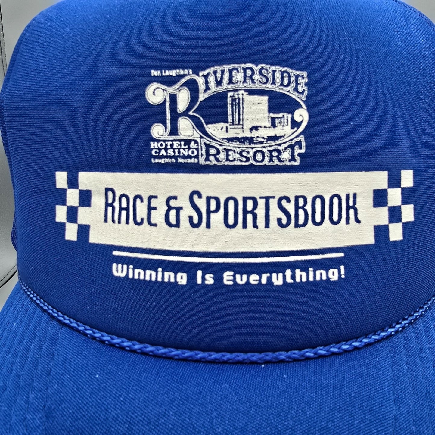 Don Laughlin's Riverside Resort Hotel & Casino Laughlin Nevada Blue Trucker Hat