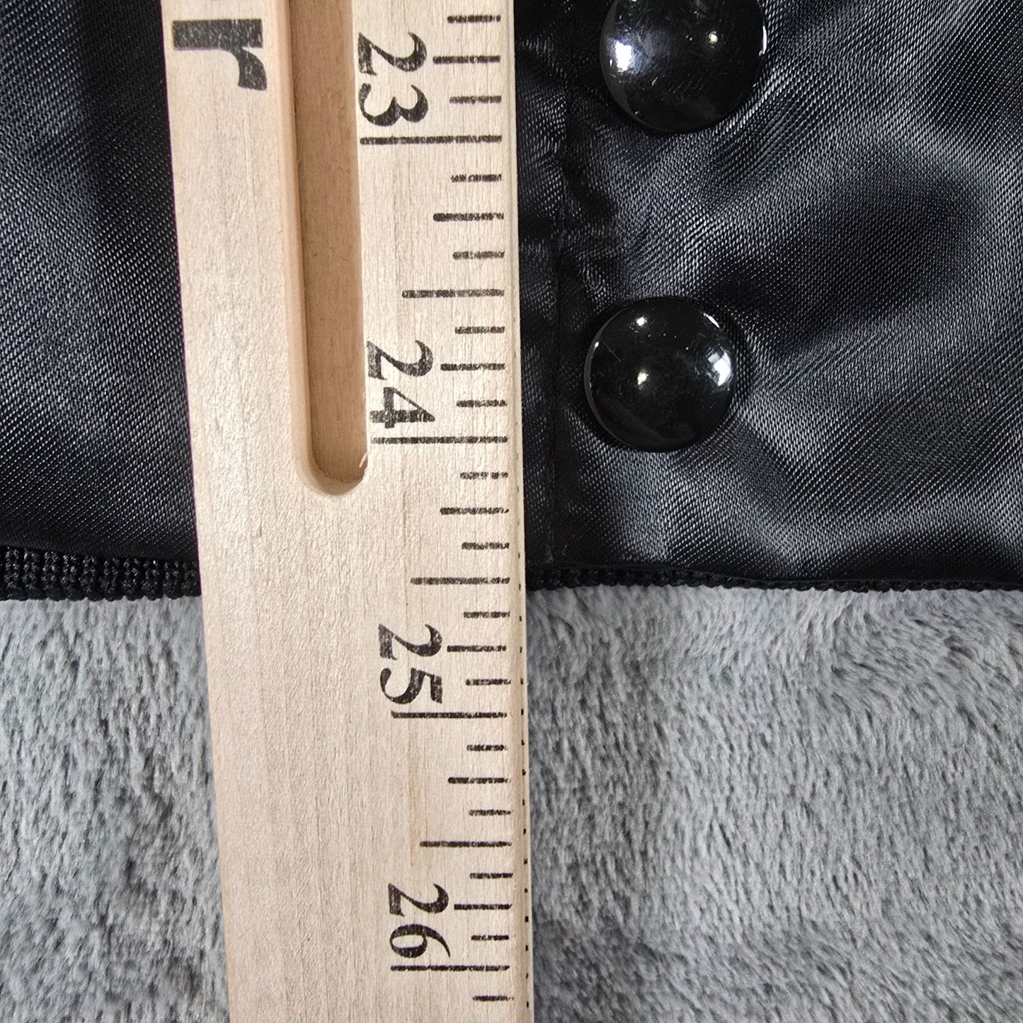 Vintage 1980s Rapco Cable Back Graphic Black Nylon Satin Bomber Jacket (L)