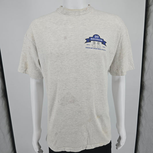 Vintage 1994 Hanes Gresham Union High School Oregon 20th Reunion T-Shirt (L)