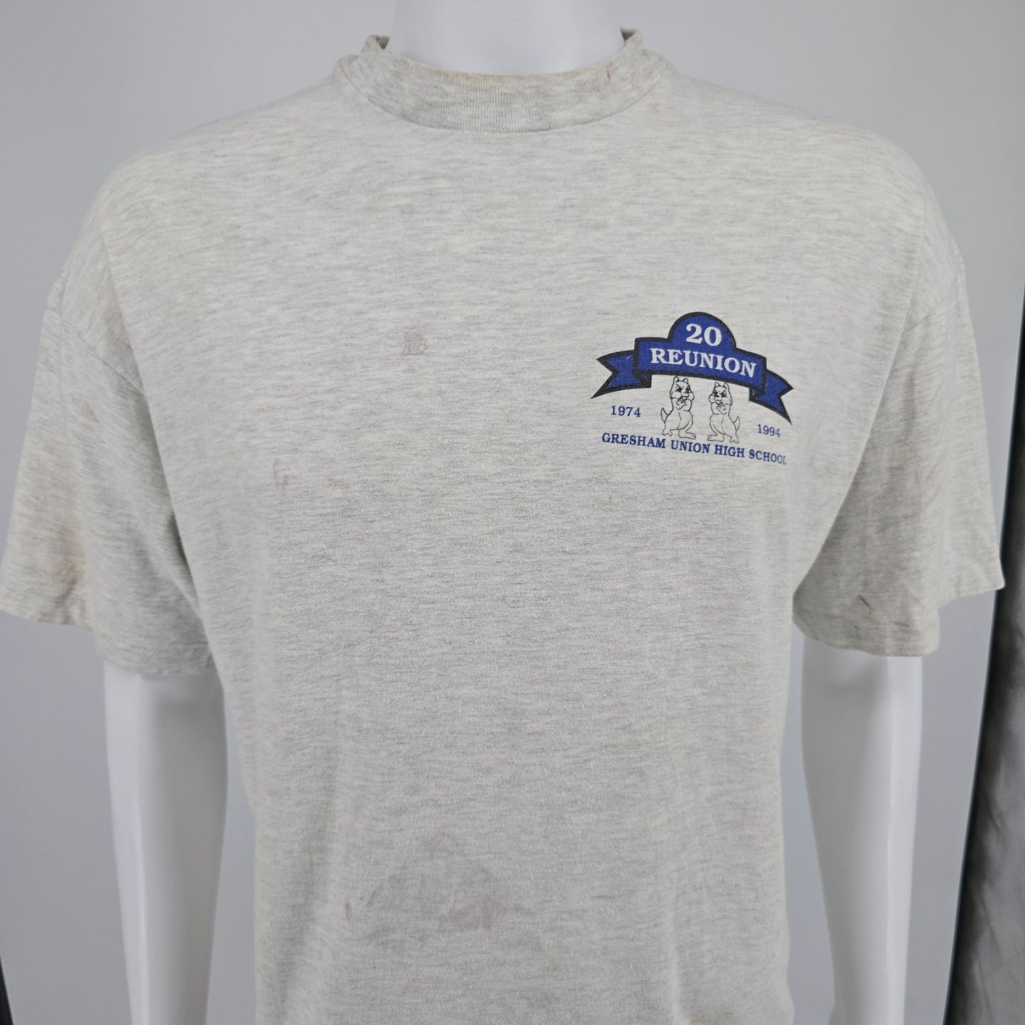Vintage 1994 Hanes Gresham Union High School Oregon 20th Reunion T-Shirt (L)