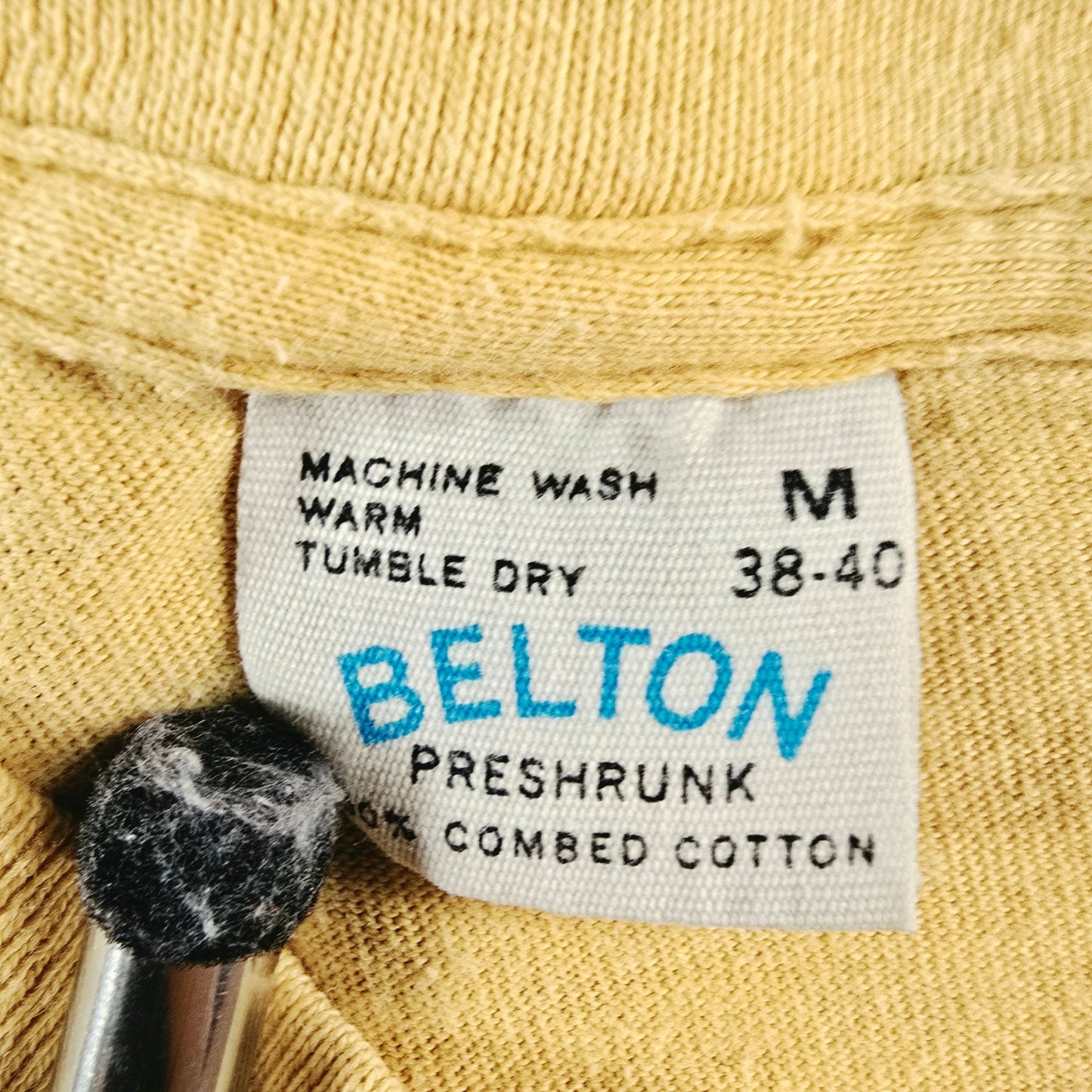Vintage 1970s Belton Yellow "Refreshments" Movie Theater Marquee T-Shirt (XS/S)