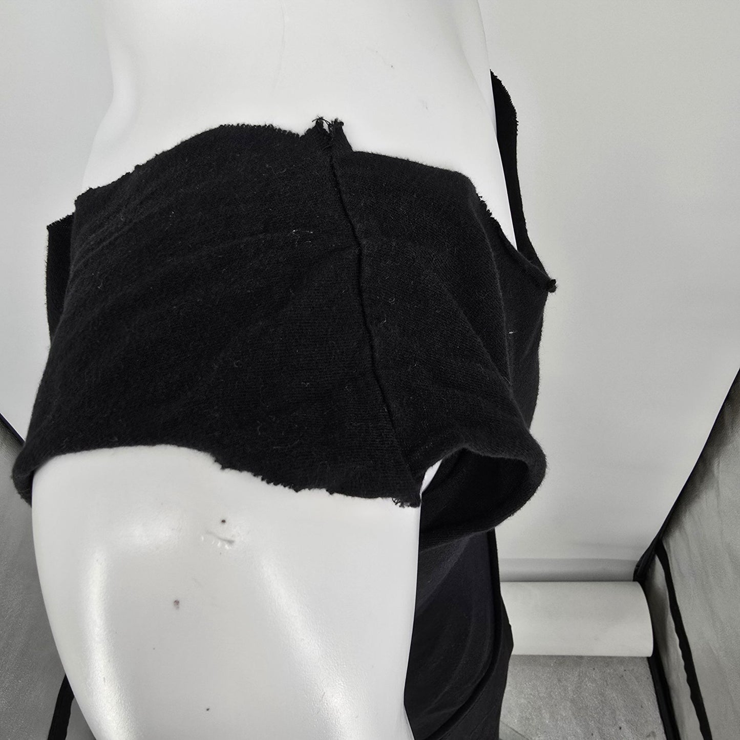 Distressed Metallica Master of Puppets Women's DIY Cutoff Lace Up Tank Top (S)