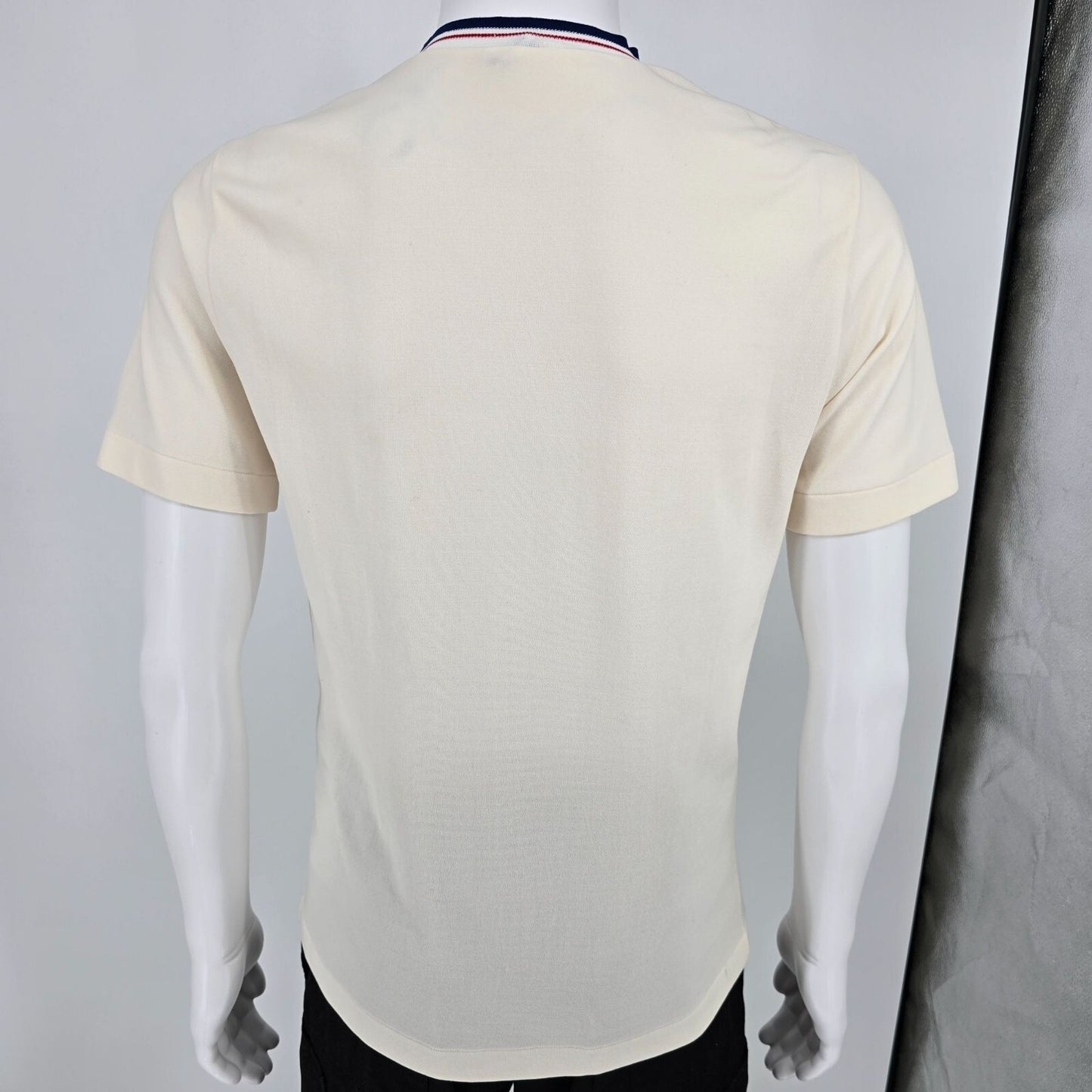 Vintage 1970s FinnTrim Sok Factories Helsinki Finland Ringer Knit T-Shirt (M)