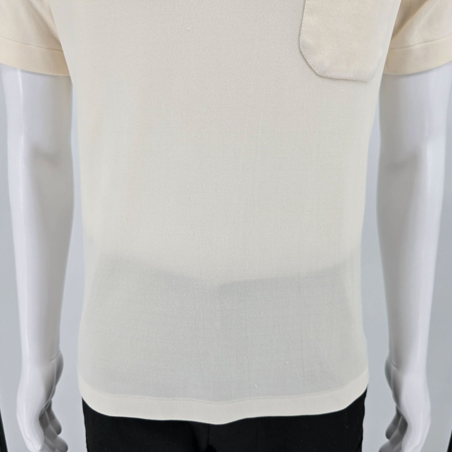 Vintage 1970s FinnTrim Sok Factories Helsinki Finland Ringer Knit T-Shirt (M)