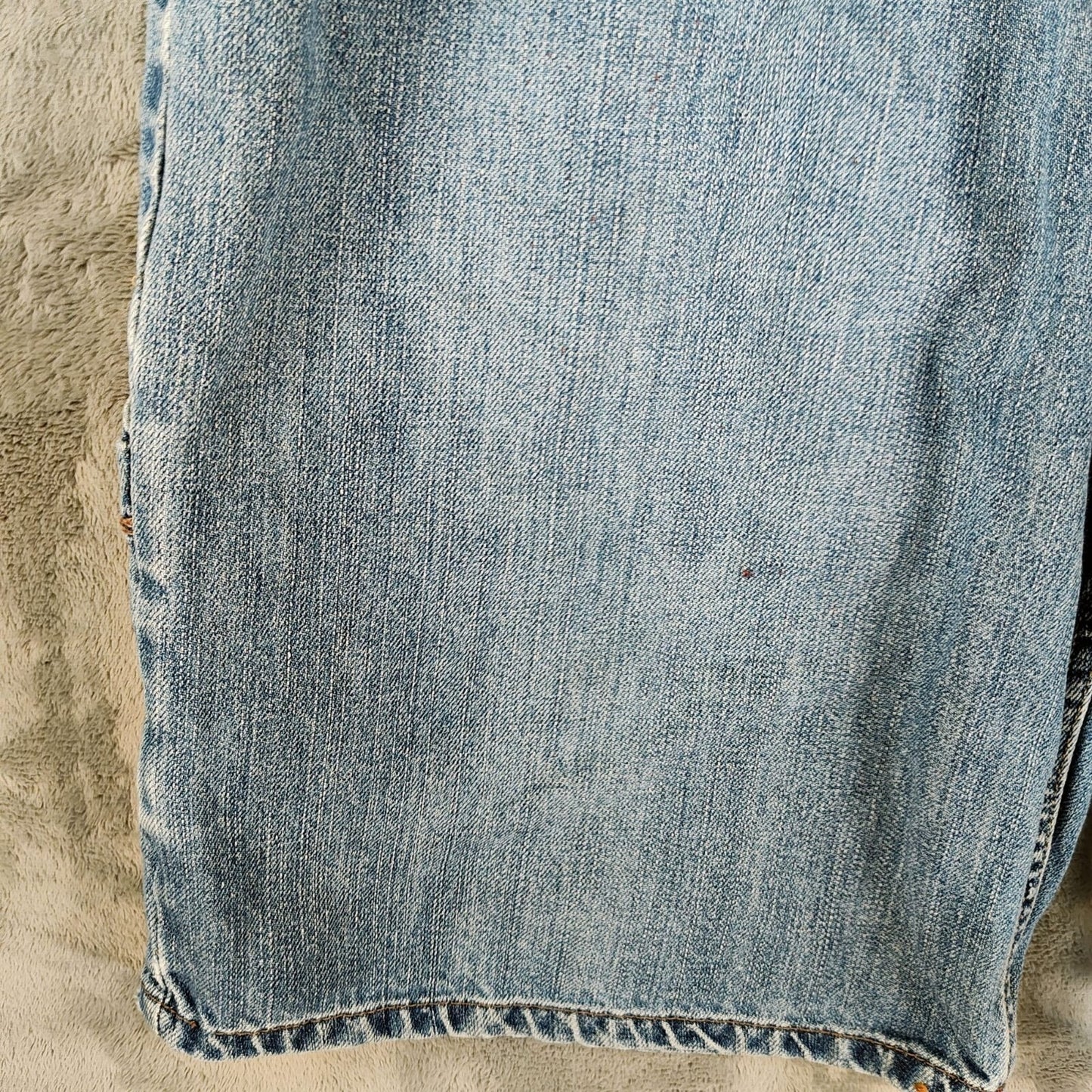 Old Navy 2009 Men's Loose Painter Blue Jean Denim Shorts (Size 36)