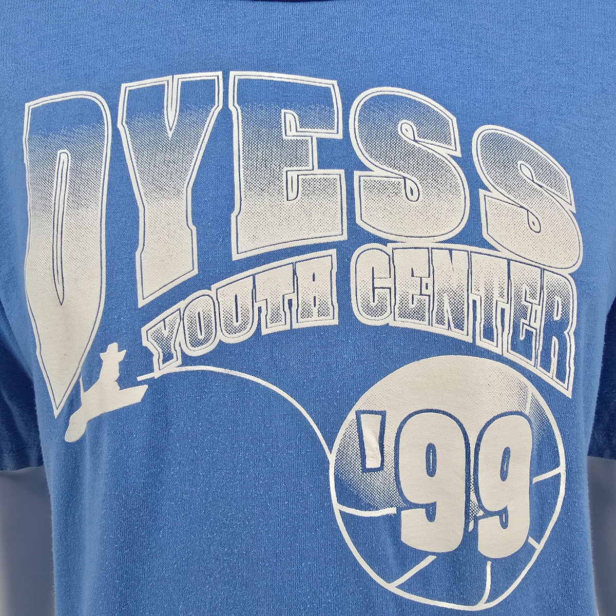 Vintage 1999 Dyess Youth Center Basketball Texas Air Force Base T-Shirt (XL)