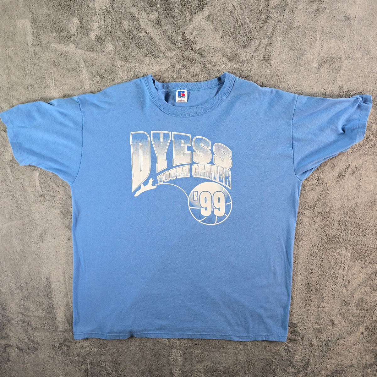 Vintage 1999 Dyess Youth Center Basketball Texas Air Force Base T-Shirt (XL)