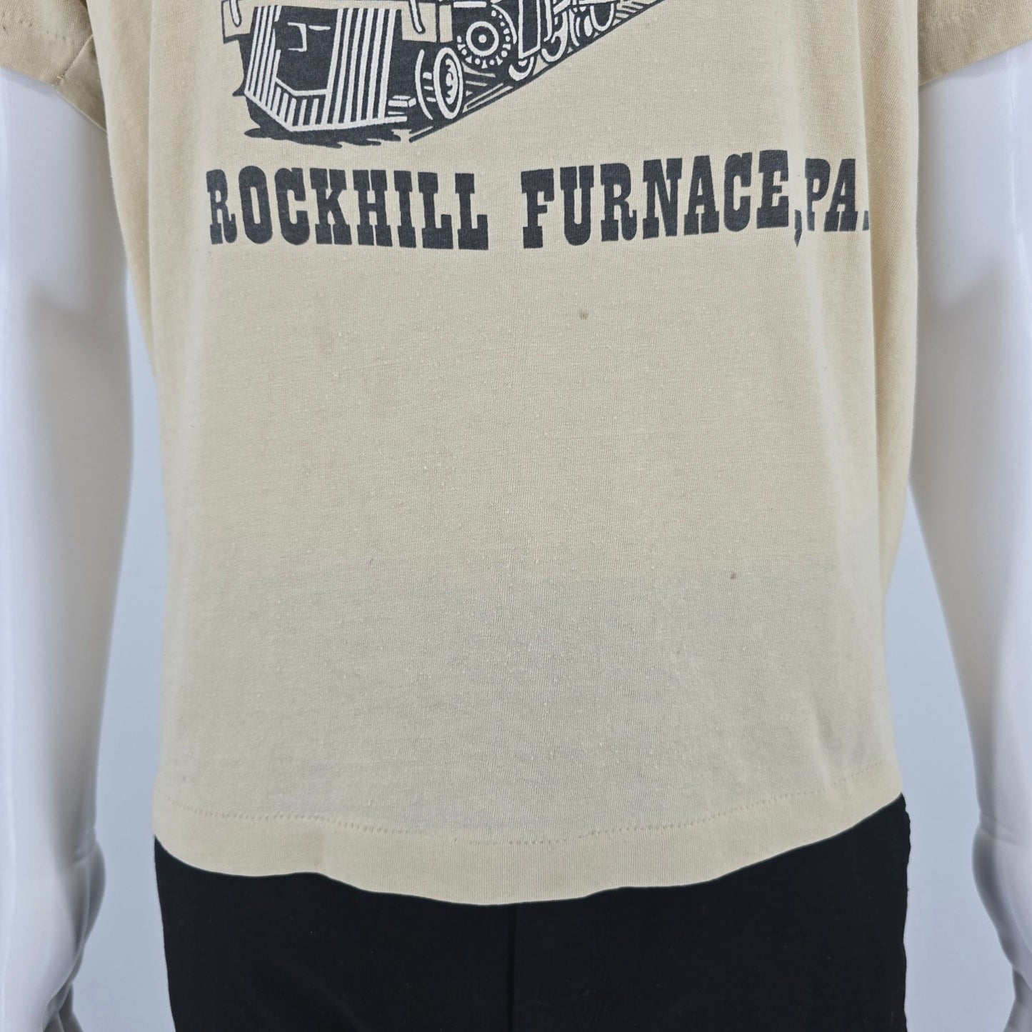 Vintage 1980s East Broad Top Railroad Rockhill Furnace Pennsylvania T-Shirt (L)