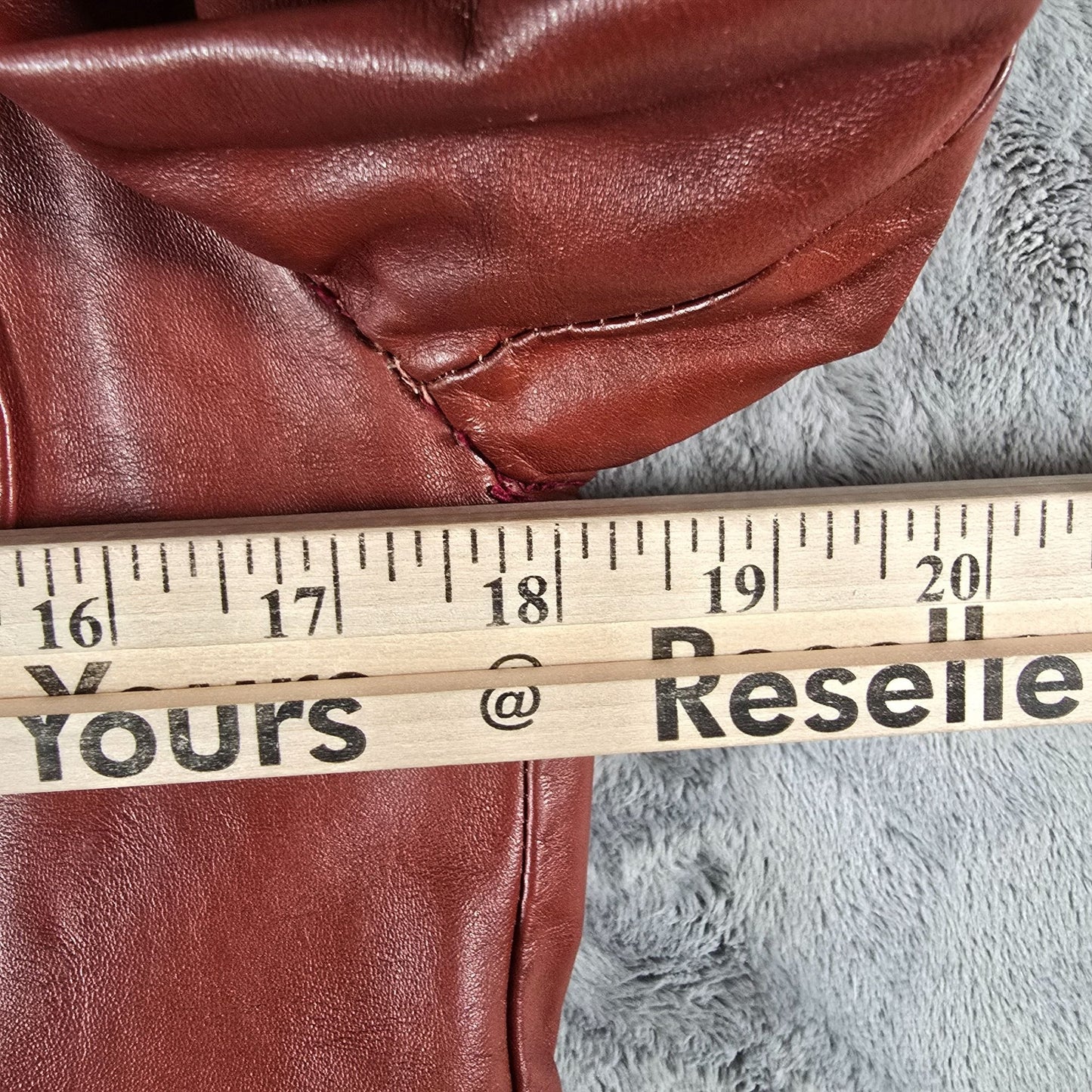 Vintage 1970s El Charro Espagna Red Leather Simco Zipper Jacket (XS) *Flaws