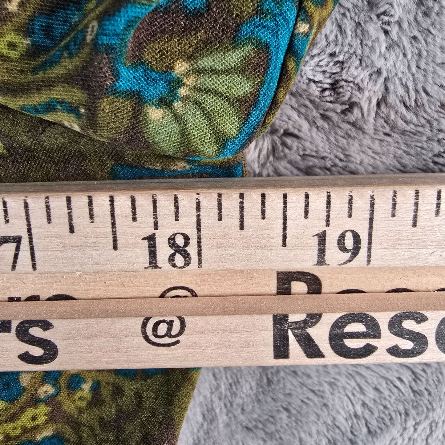 Vintage Y2K Requirements Women's Olive Green Floral Tapestry Print Blazer (S)