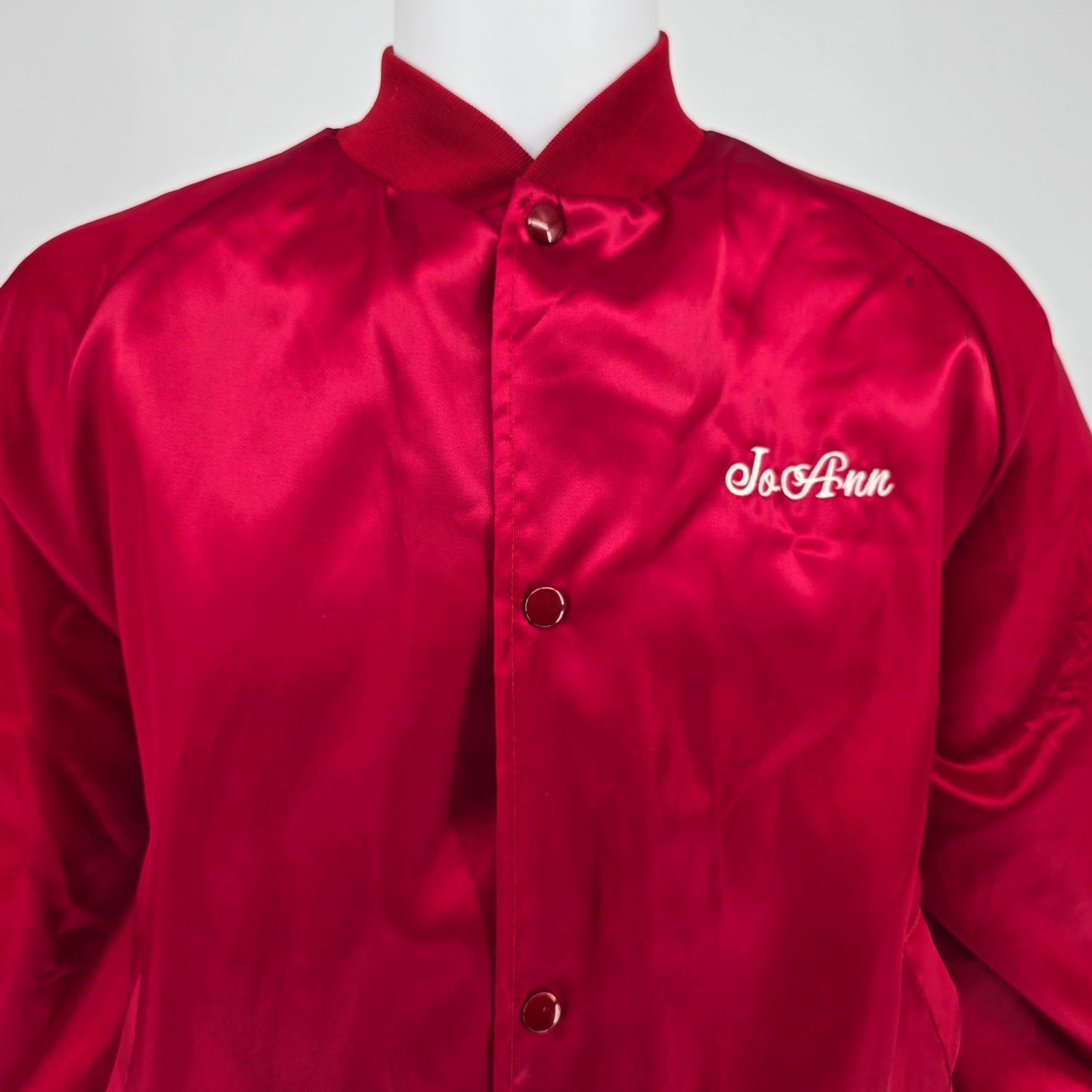 Vintage Y2K WestArk "Jo Ann" Missouri State Parks Passport Satin Jacket (XL)