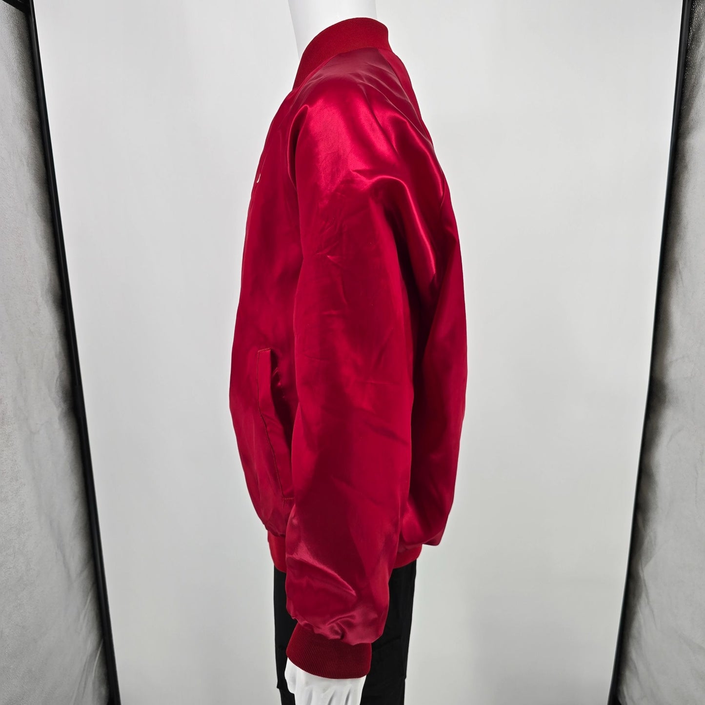 Vintage Y2K WestArk "Jo Ann" Missouri State Parks Passport Satin Jacket (XL)