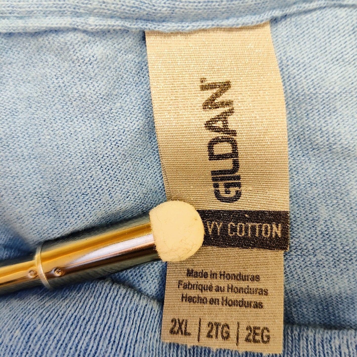 Gildan Heavy Cotton Gorilla Face Front and Back T-Shirt (2XL) *FLAW*