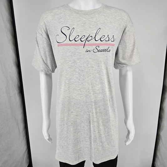 Vintage Y2K Toast and Jammies Sleepless in Seattle Women's Sleep Shirt (OSFM)
