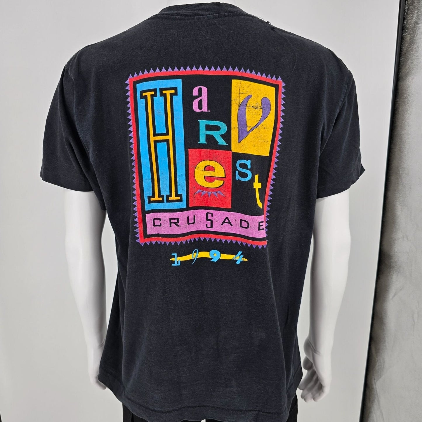Vintage 1994 Harvest Crusade Evangelical Conference Single Stitch T-Shirt (L)