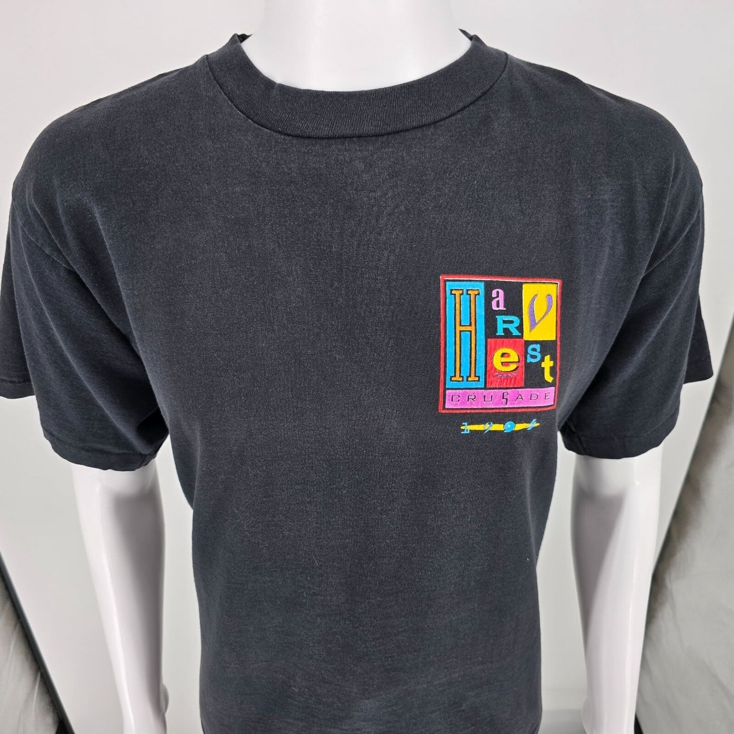 Vintage 1994 Harvest Crusade Evangelical Conference Single Stitch T-Shirt (L)