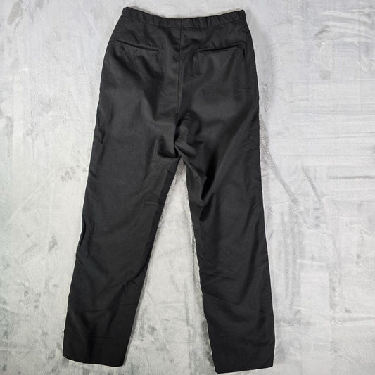 Vintage 1964 Ellis & Violante Philadelphia, PA Black Tuxedo Pants (28x28)