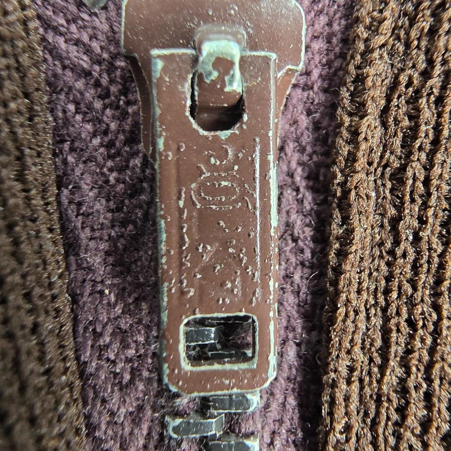 Vintage 1960s Georgia Griffin Fashions Brown Sleeveless Shift Dress (L)