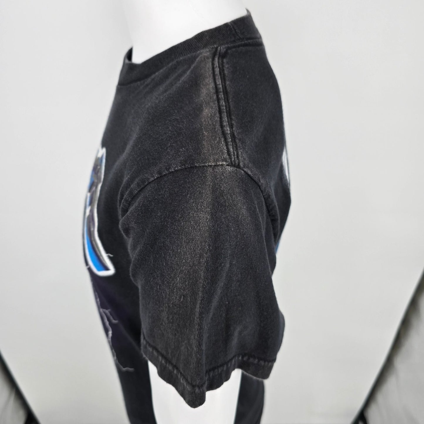 2000s Alstyle Black Metallica Ride the Lightning Graphic Band T-Shirt (Small)