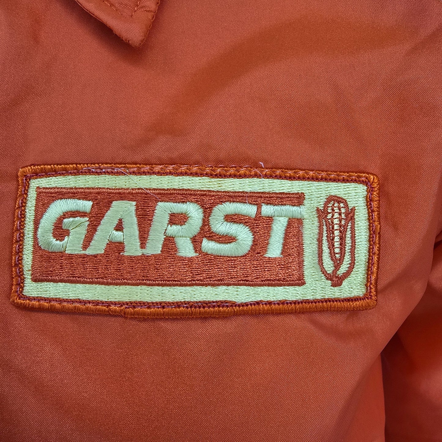 Vintage 1970s Swingster Garst Seed Company Nylon Windbreaker Jacket (M)