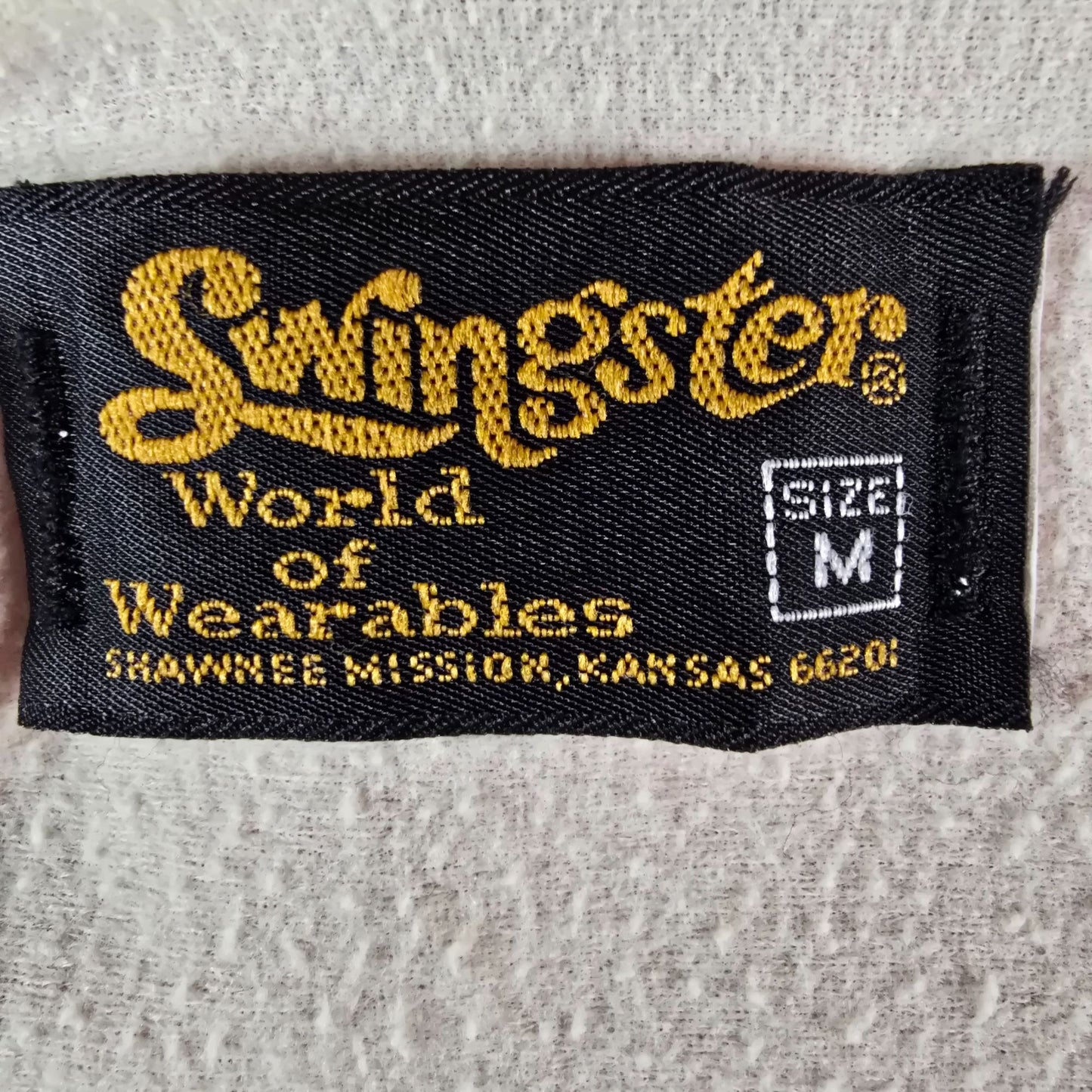 Vintage 1970s Swingster Garst Seed Company Nylon Windbreaker Jacket (M)
