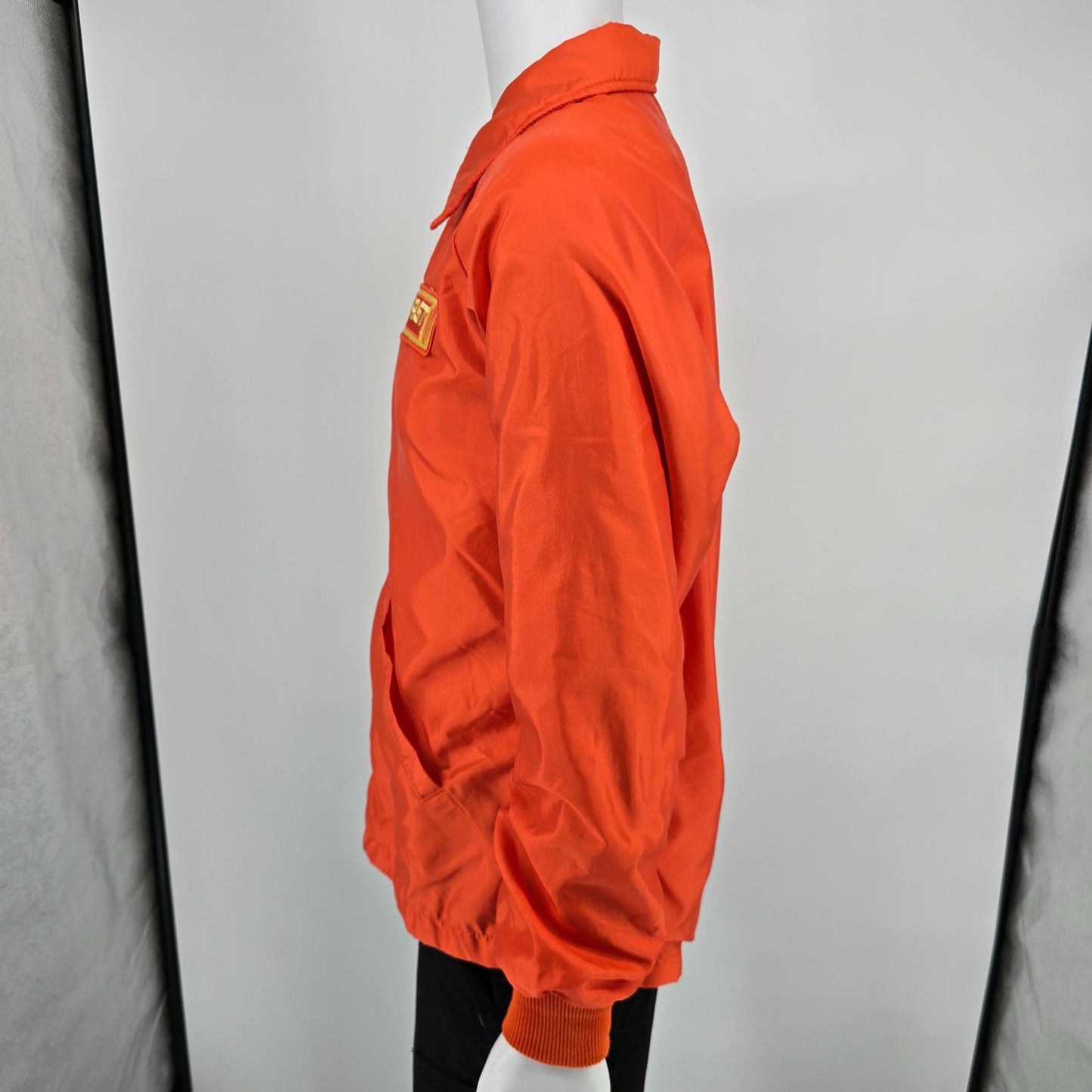 Vintage 1970s Swingster Garst Seed Company Nylon Windbreaker Jacket (M)