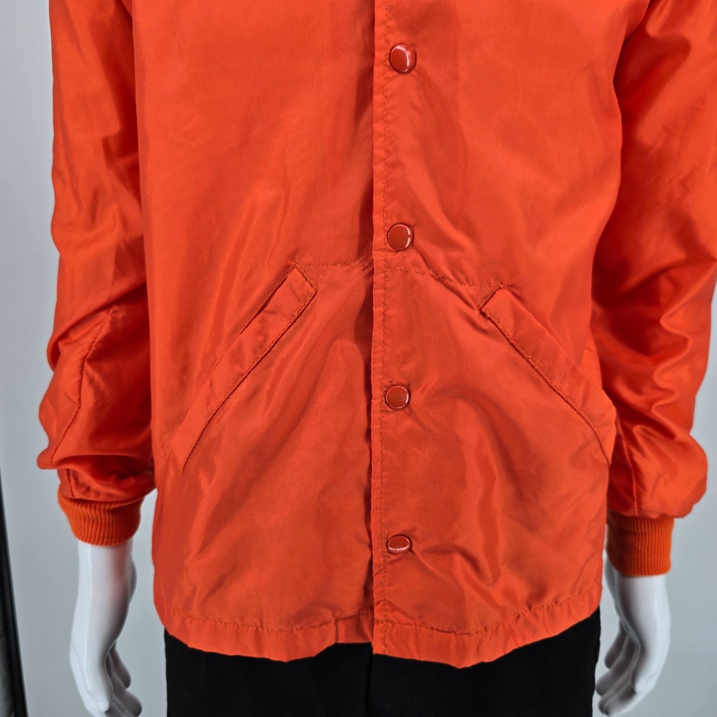 Vintage 1970s Swingster Garst Seed Company Nylon Windbreaker Jacket (M)