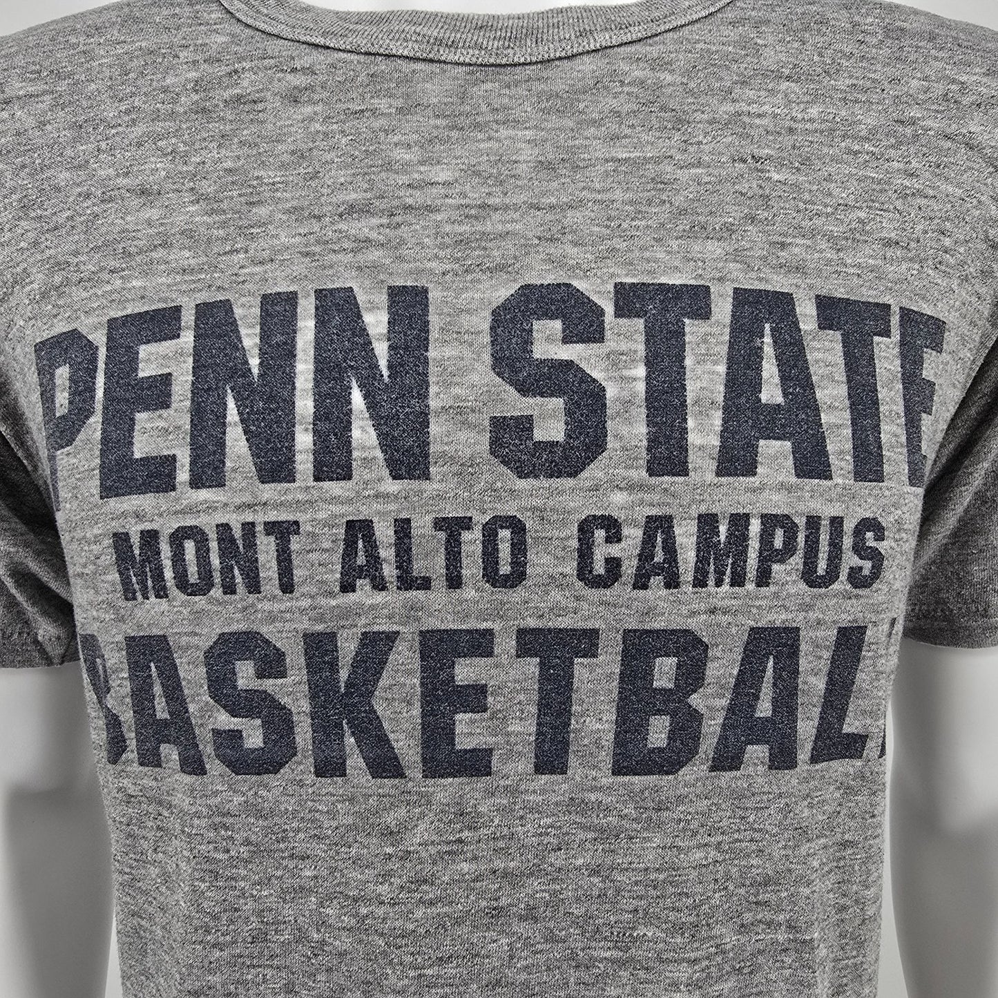 Vintage 1980s Penn State Mont Alto Campus Basketball Tri-blend T-Shirt (M/L)