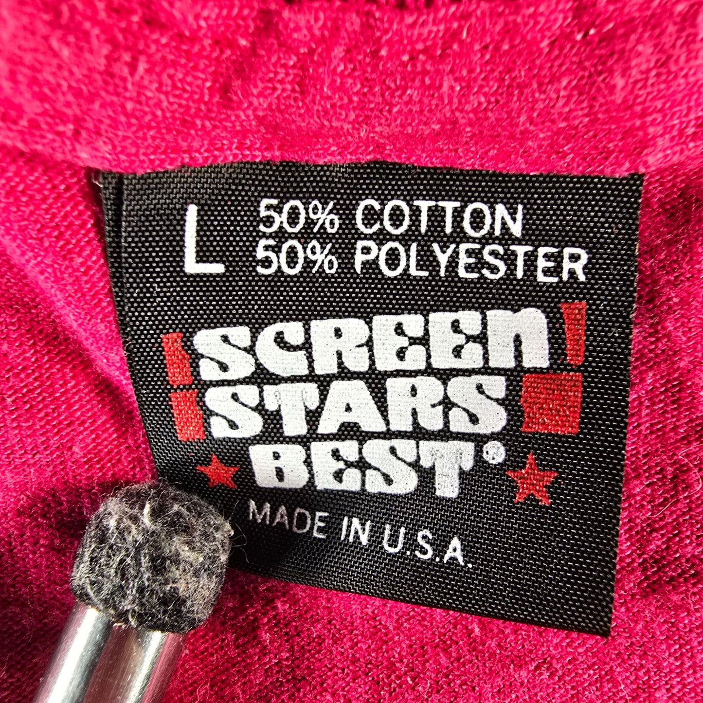 Vintage 1990s Screen Stars Best Pink Readers Challenge 1991 T-Shirt (M)