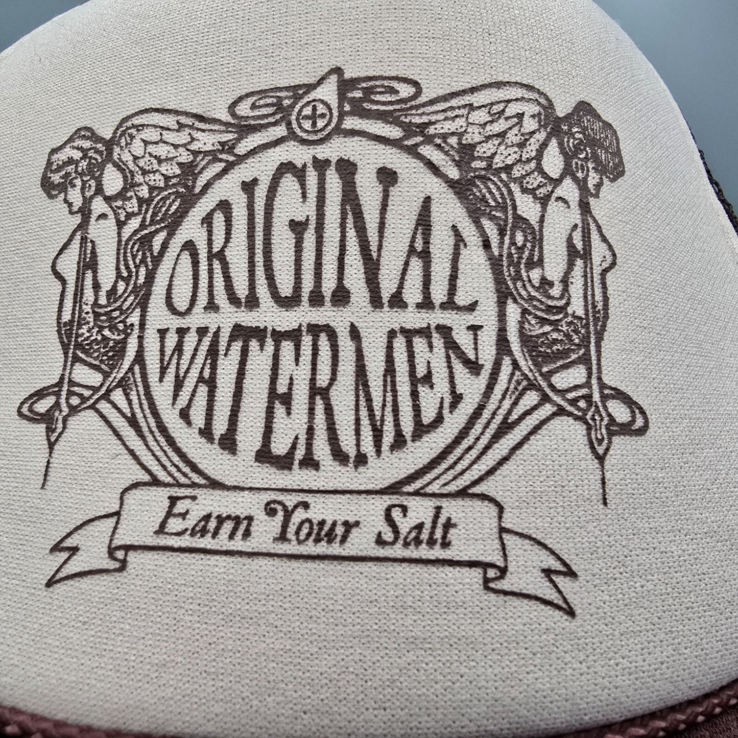 Original Watermen Lifeguard Gear "Earn Your Salt" Mesh Back Otto Trucker Hat