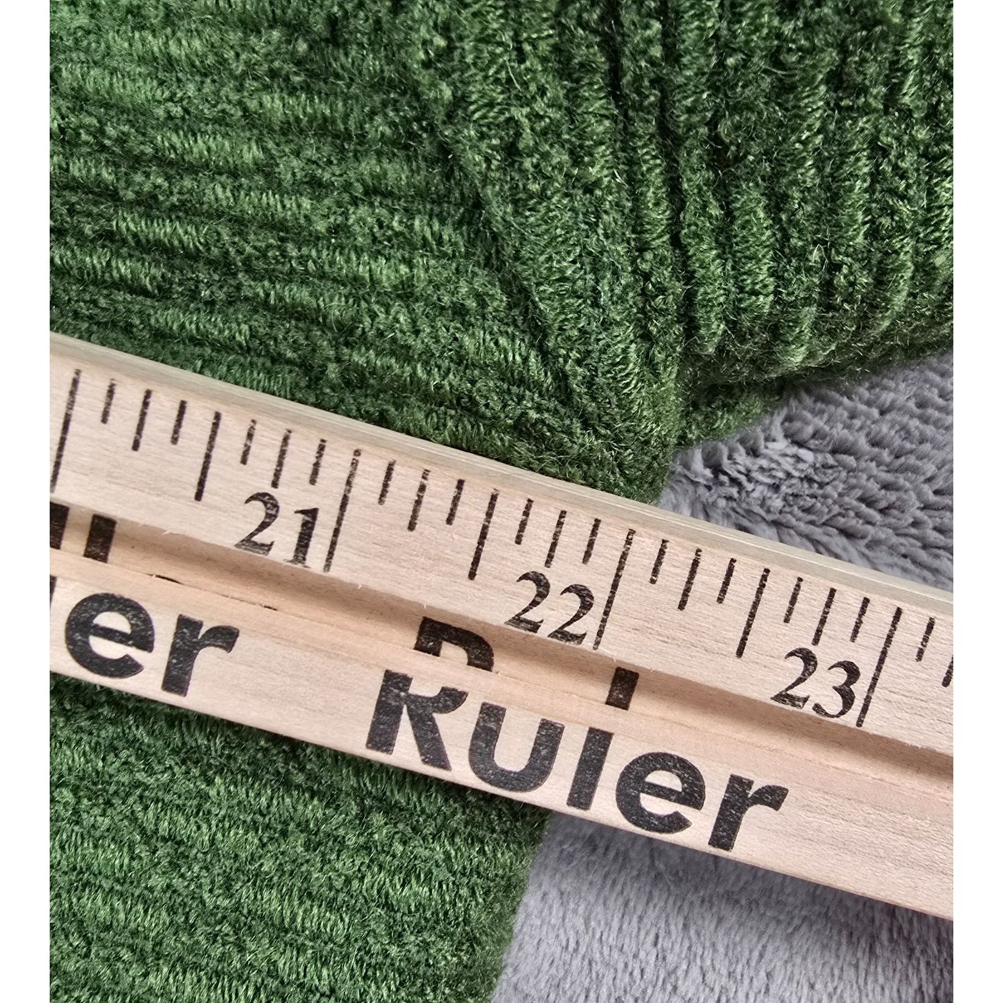 Vintage 1960s Hutner Paris Green Montera Wool Faux Mink Collar Coat (L)