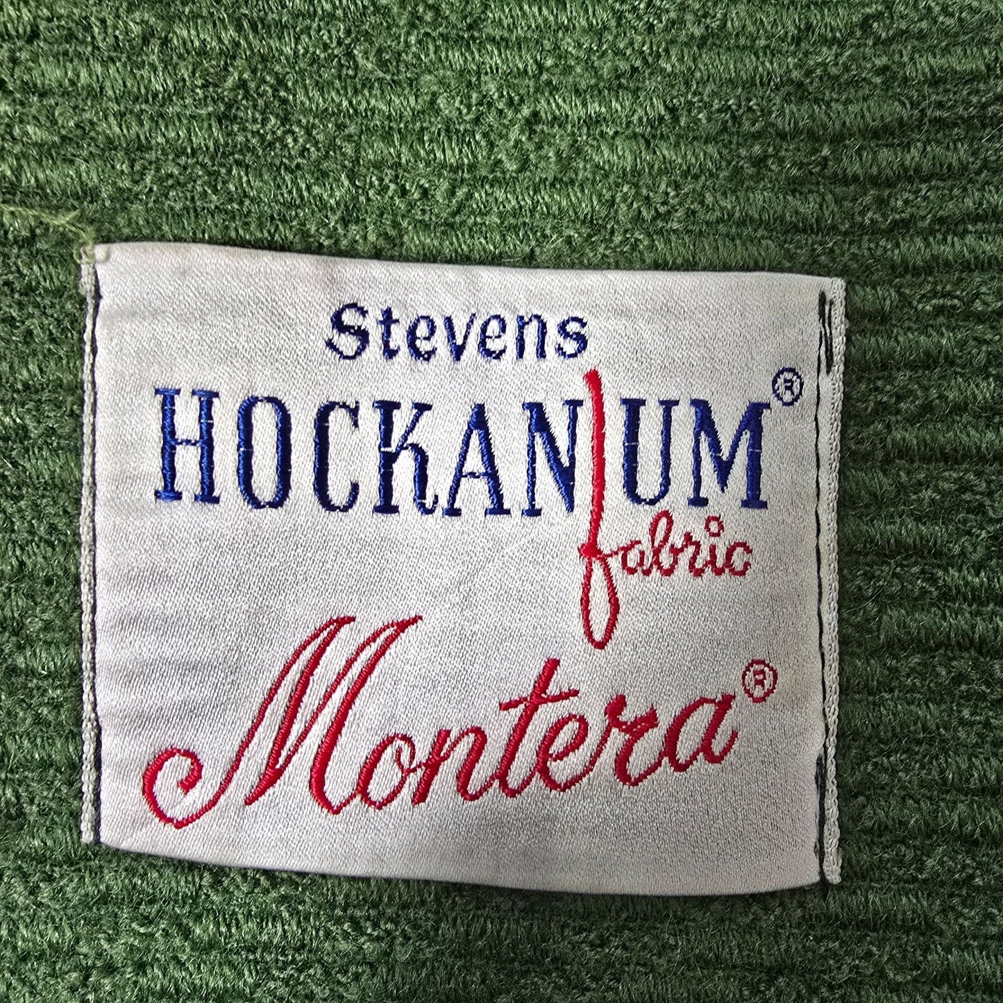 Vintage 1960s Hutner Paris Green Montera Wool Faux Mink Collar Coat (L)