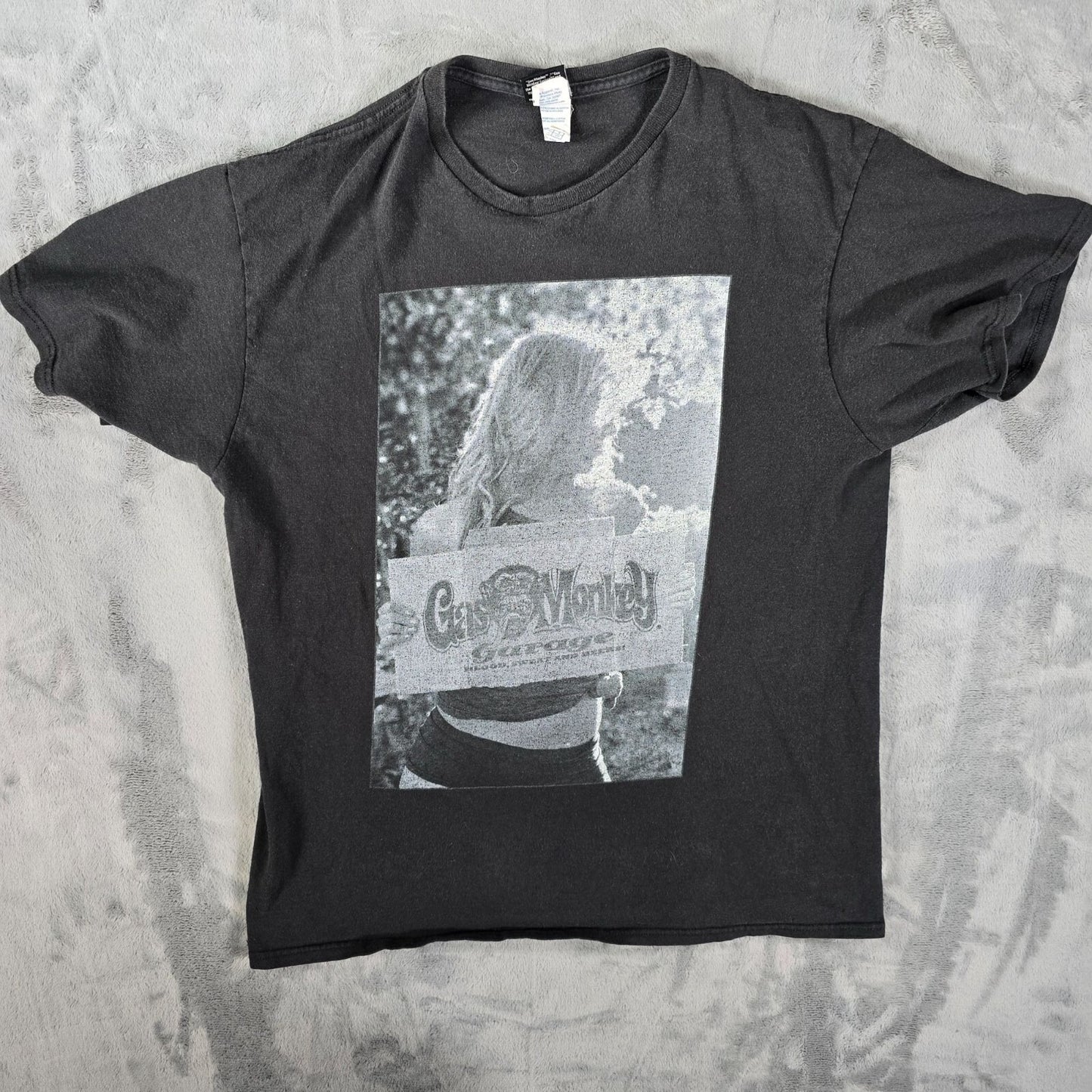Gas Monkey Garage "Blood, Sweat, and Beers!" Black Graphic T-Shirt (L)