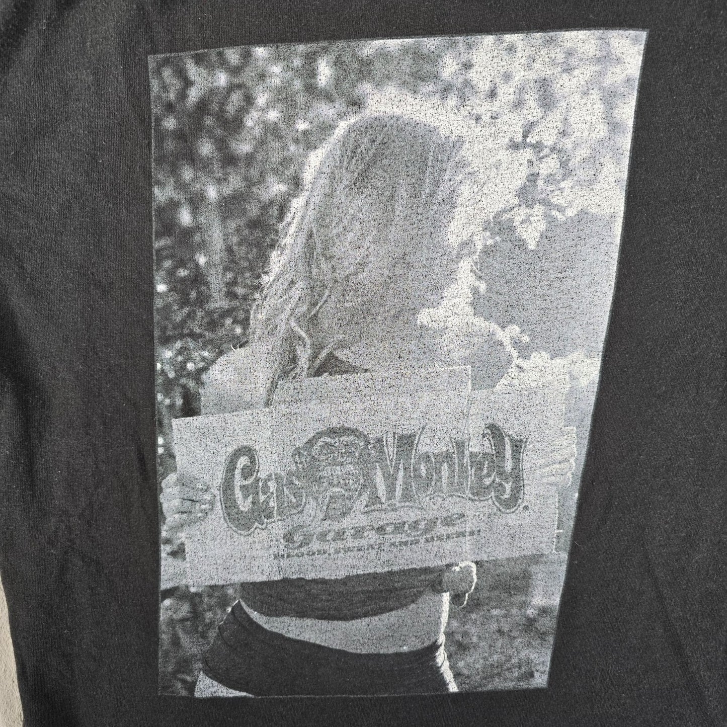 Gas Monkey Garage "Blood, Sweat, and Beers!" Black Graphic T-Shirt (L)