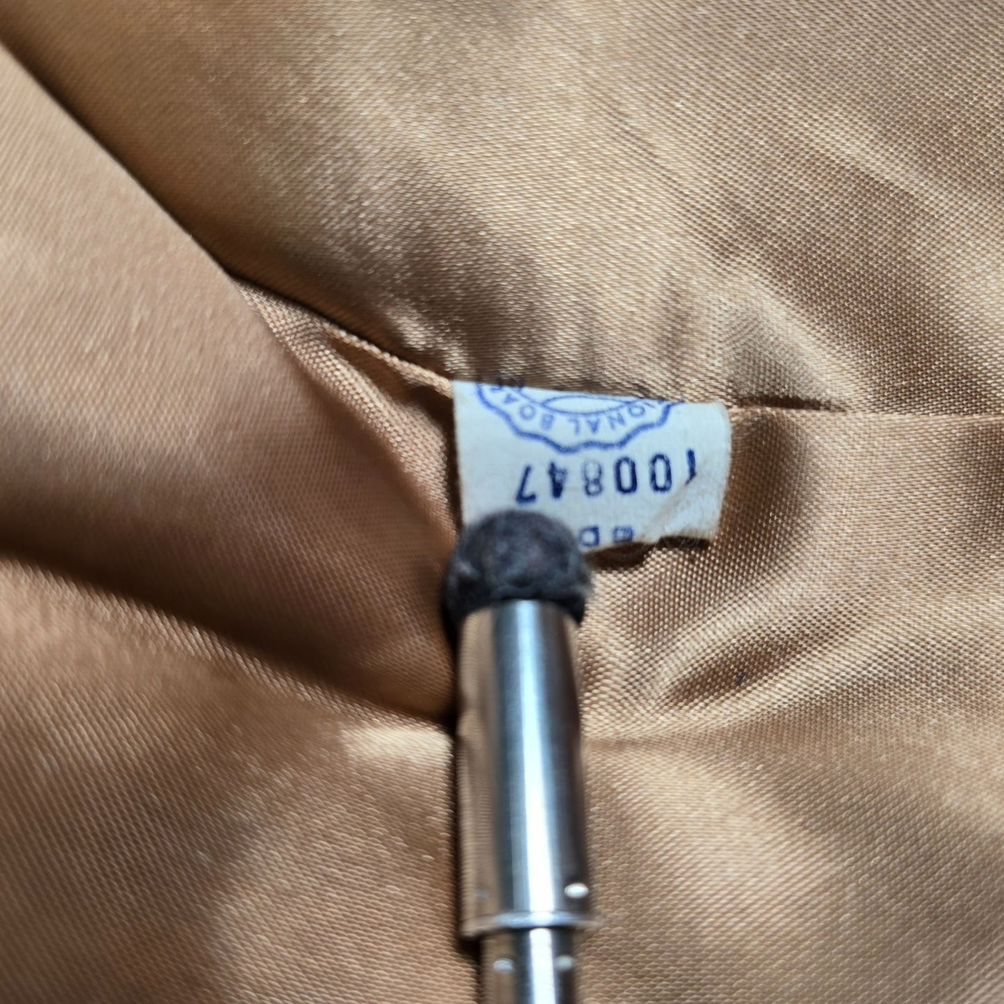 Vintage 1960s Black Faux Fur Double-Breasted Jewel Button Coat (M/L)