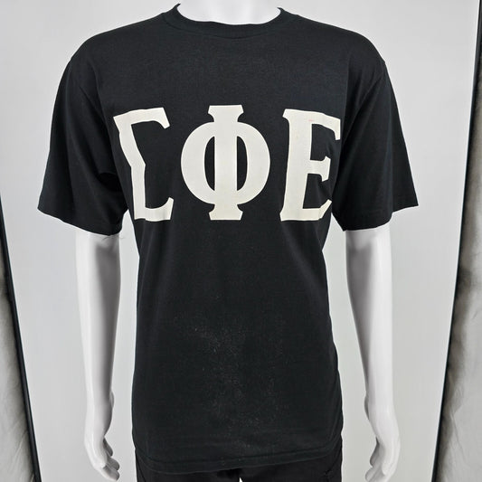 Vintage 1990s Jerzees Sigma Phi Epsilon Fraternity "#1 Parent" T-Shirt (Large)