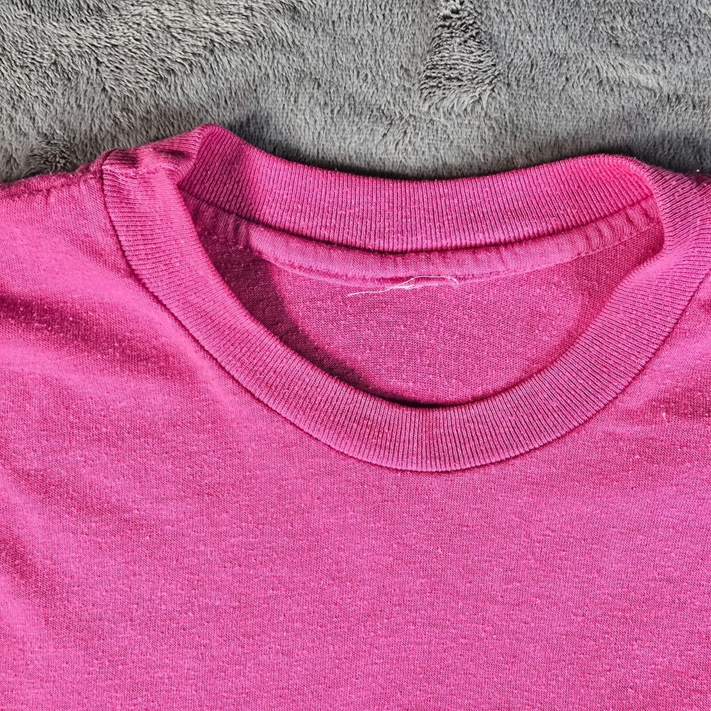 Vintage 1980s Lake Tourist Tahoe Pink Sleeveless Muscle Tank Top (Small)