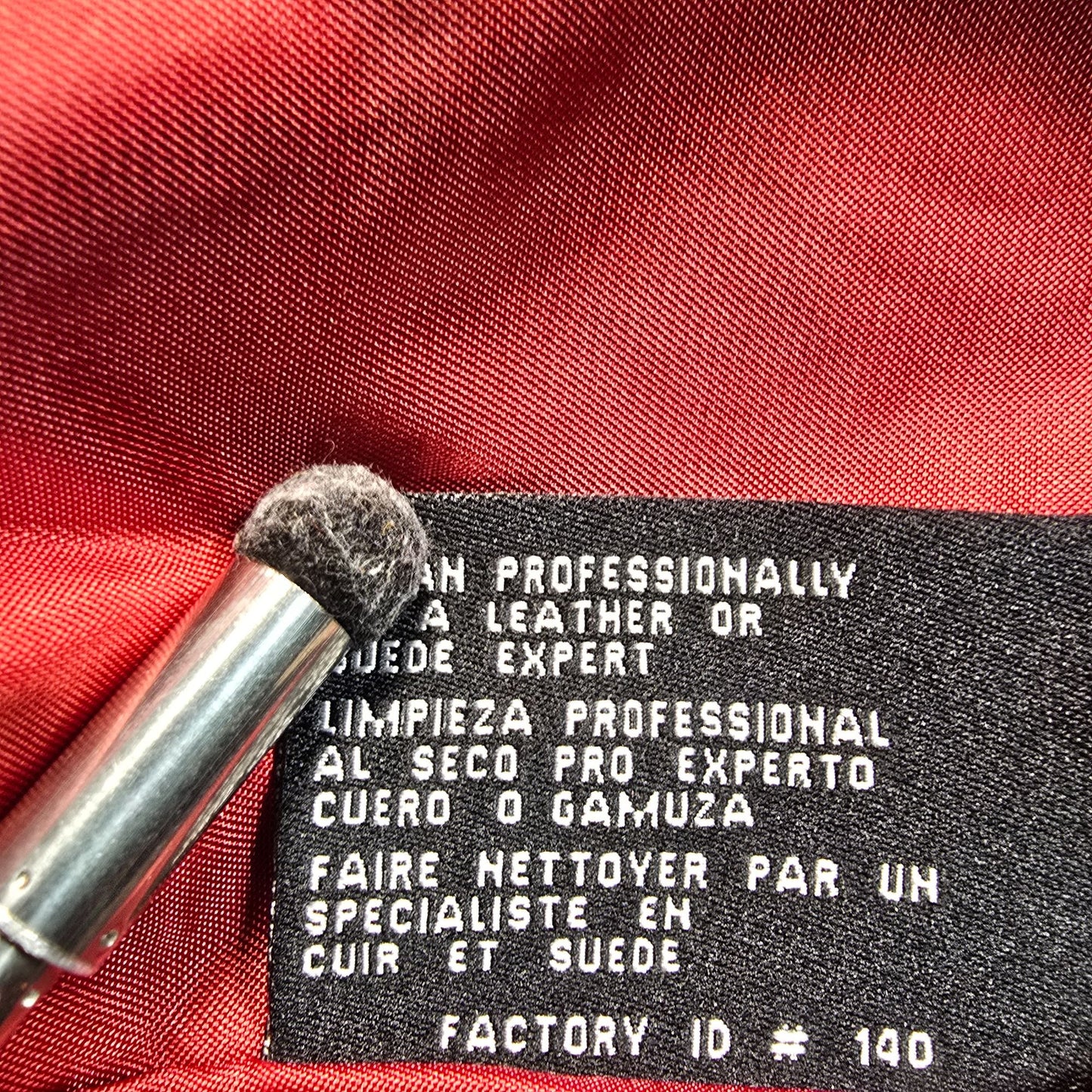 Vintage Y2K Sienna Studio Women's Red Embossed Snake Print Leather Jacket (S)