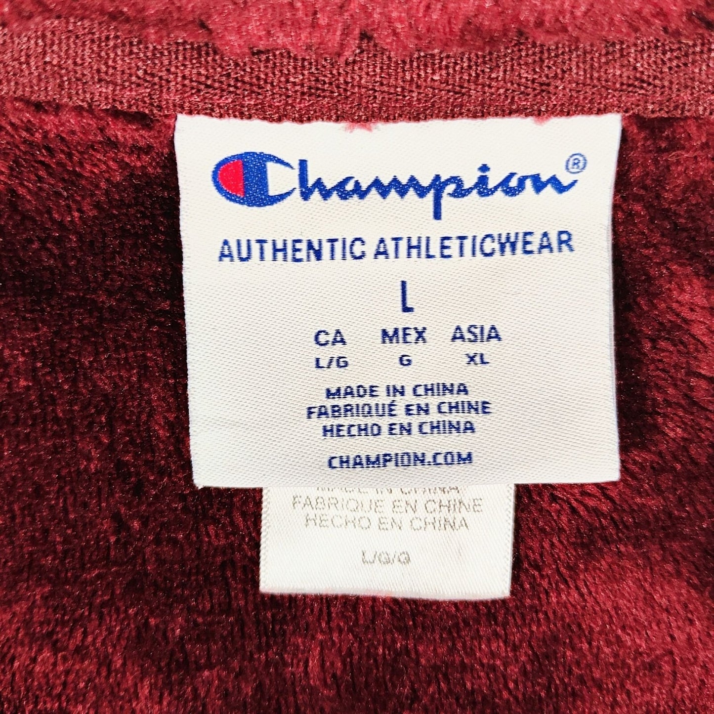 Champion New Mexico State University Aggies NMSU Burgundy Fleece Jacket (Large)