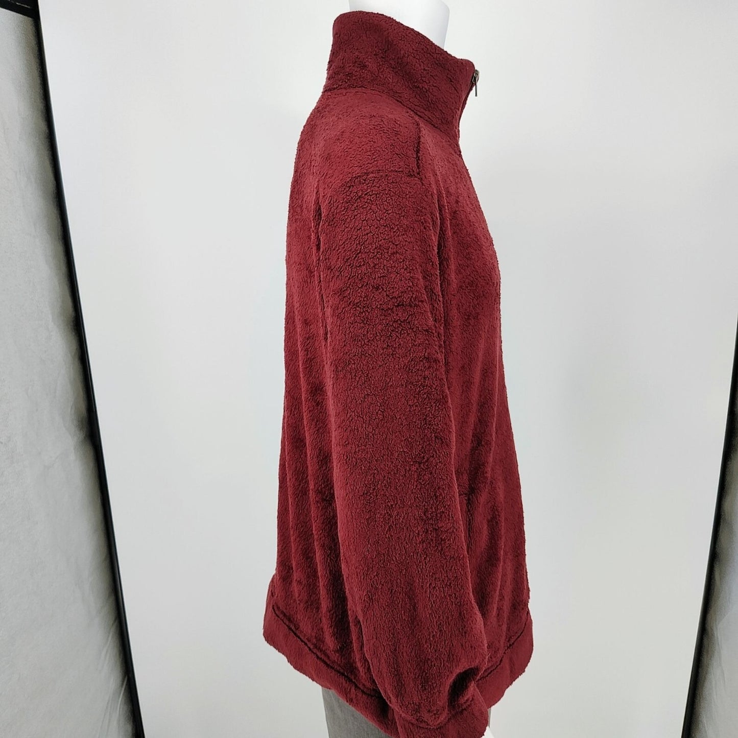 Champion New Mexico State University Aggies NMSU Burgundy Fleece Jacket (Large)