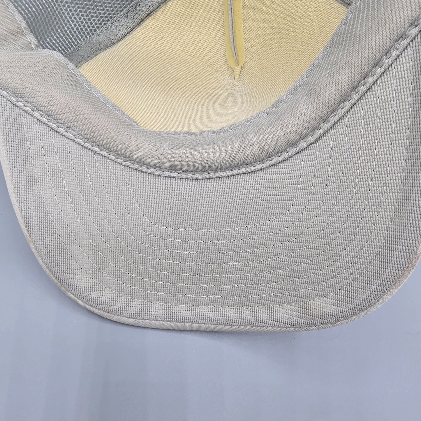 State Street Optometry Redlands California Beige & Orange Sun Cap Trucker Hat