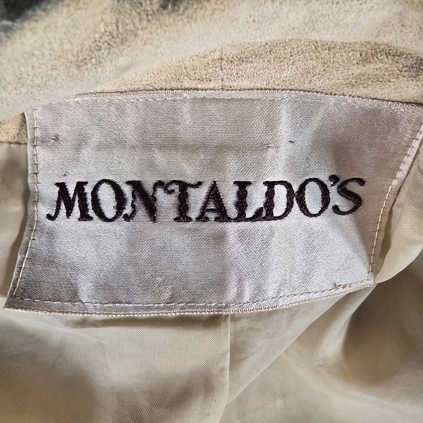 Distressed Vintage 1970s Count Romi/Montaldo's All Weather Ultrasuede Coat (S)