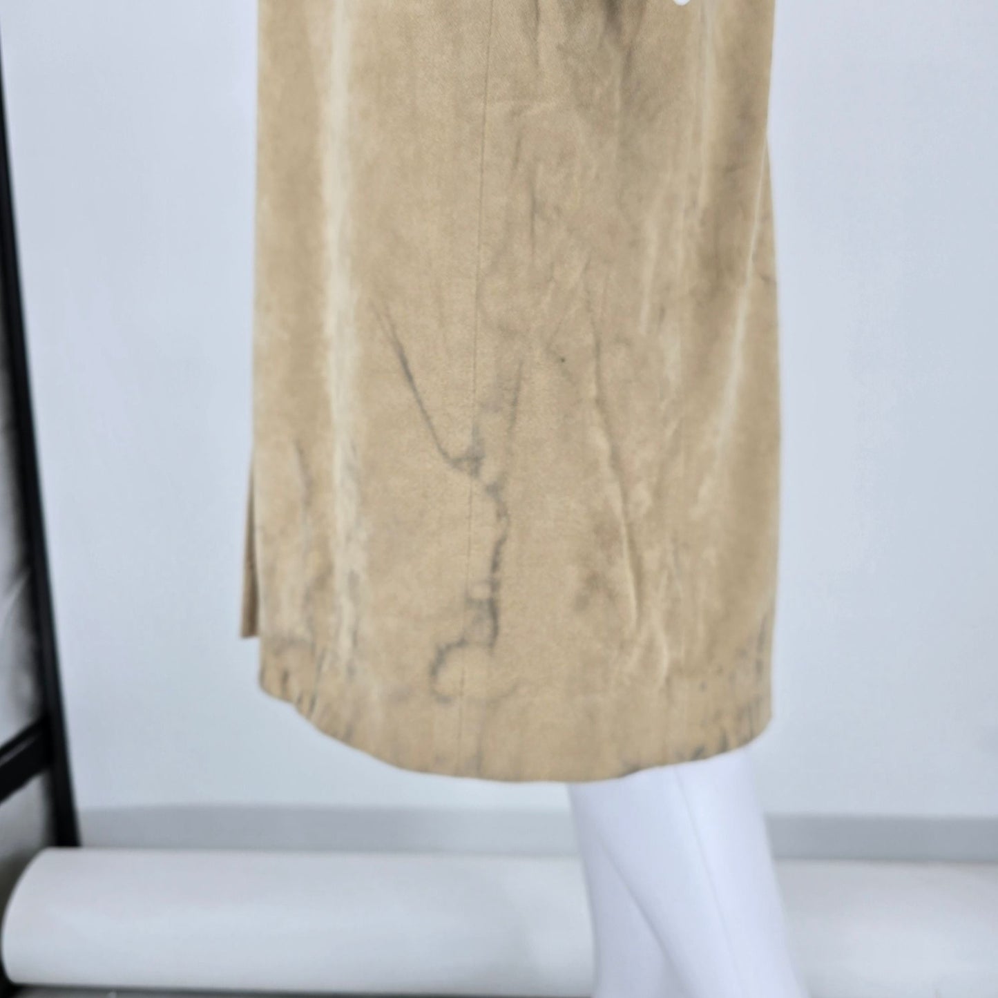 Distressed Vintage 1970s Count Romi/Montaldo's All Weather Ultrasuede Coat (S)