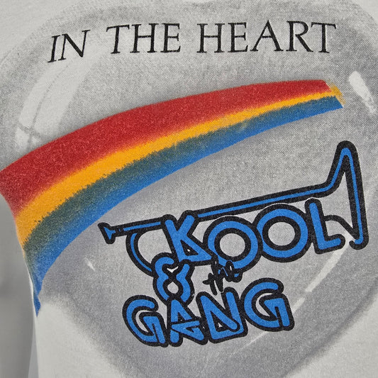 Vintage 1985 Kool & The Gang In The Heart of America Sleeveless T-Shirt (XS)