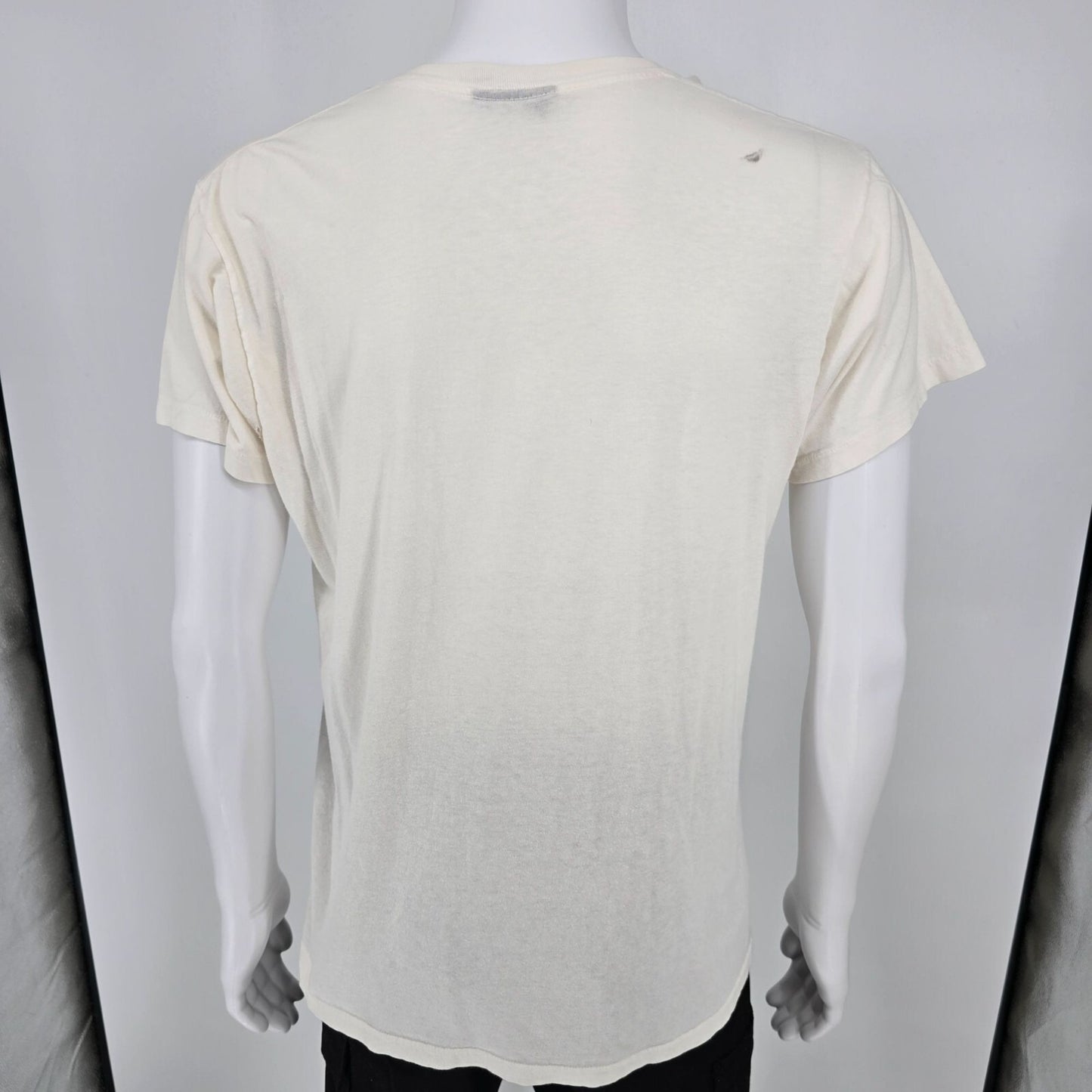 Distressed Vintage 1990s Made in USA Polo Underwear by Ralph Lauren T-Shirt (M)
