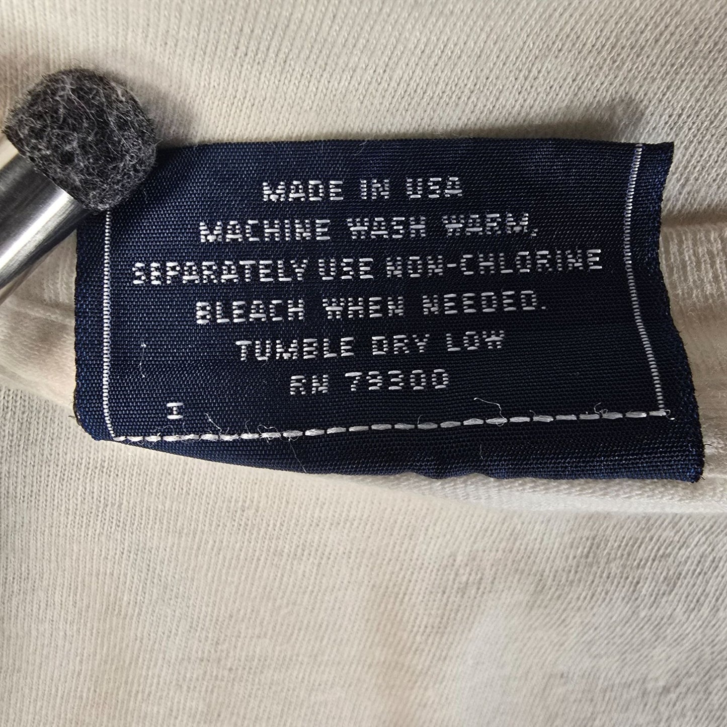 Distressed Vintage 1990s Made in USA Polo Underwear by Ralph Lauren T-Shirt (M)