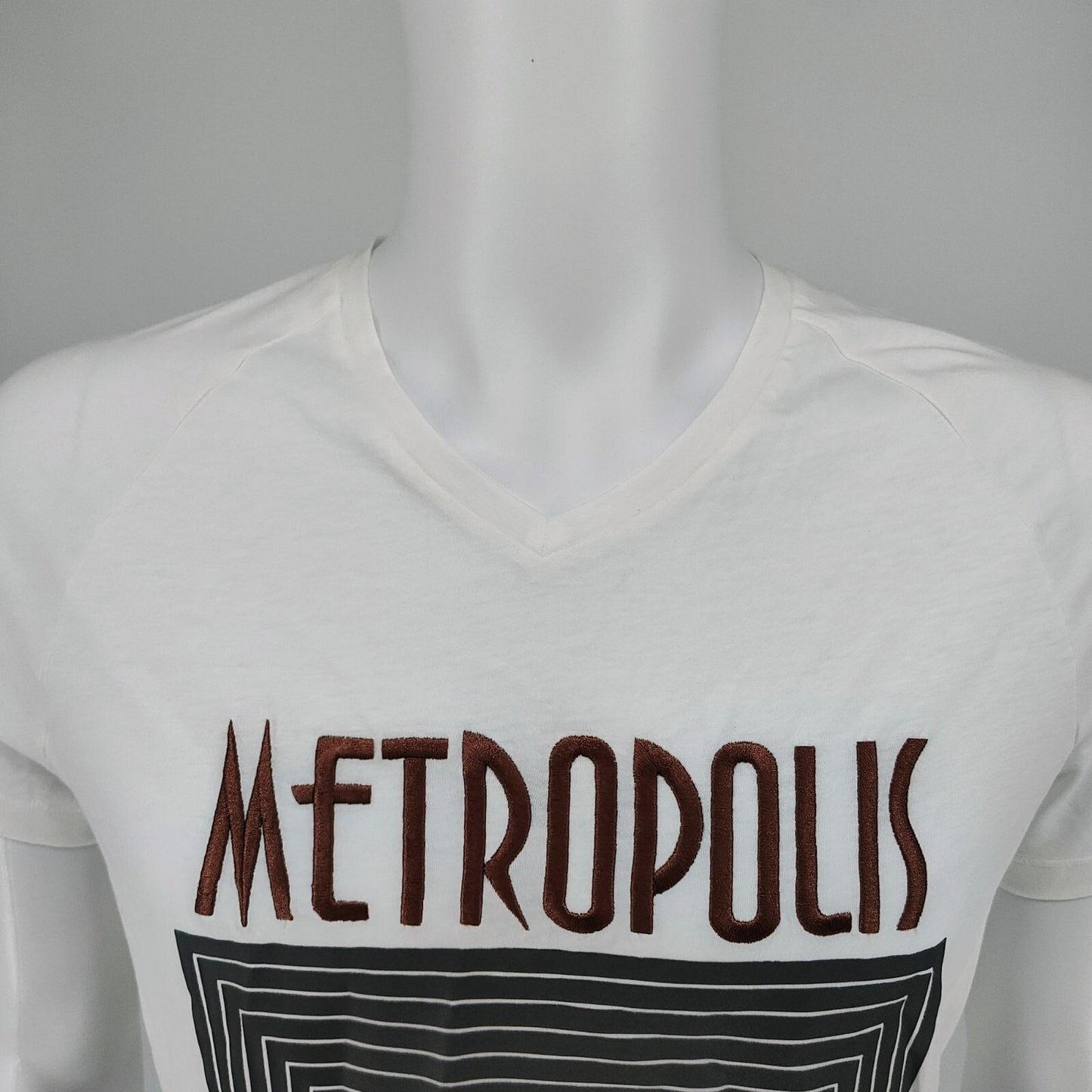 NWD F/W 2017 Emporio Armani Men's Embroidered "METROPOLIS" Graphic T-Shirt (S)